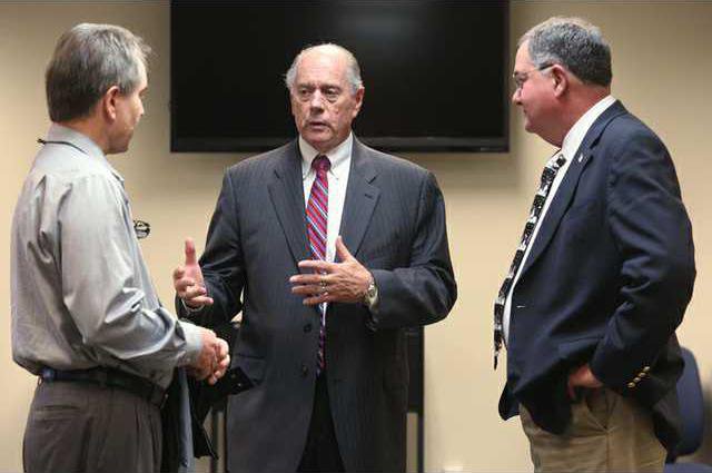 mecum hailed as true public servant as he leaves hall board of hall county public works